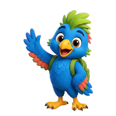 Issa the Kasuku waving
